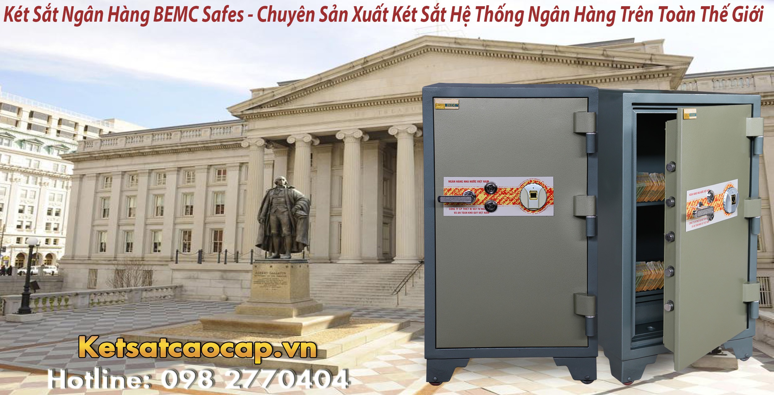hình ảnh sản phẩm Két Sắt Vân Tay Bank Safes BEMC K130 F Sỉ Lẻ Loại Két Sắt Chính Hãng